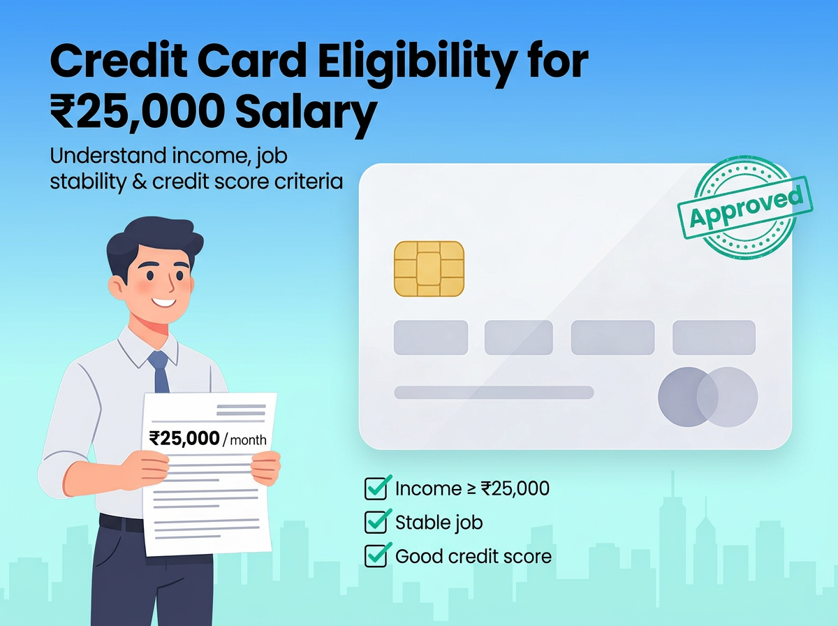 Can I Get a Credit Card with 25000 Salary in India? (2026 Guide)